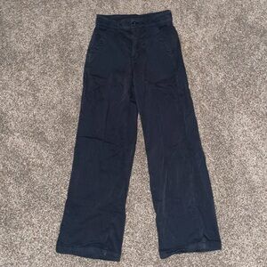 American Eagle Black Baggy Pants